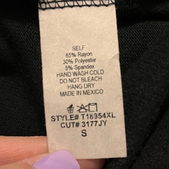 NWT White Birch cowl neck color block hoodie size small - Picture 5 of 5